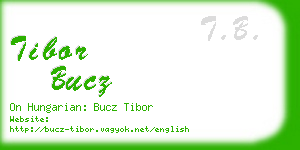 tibor bucz business card